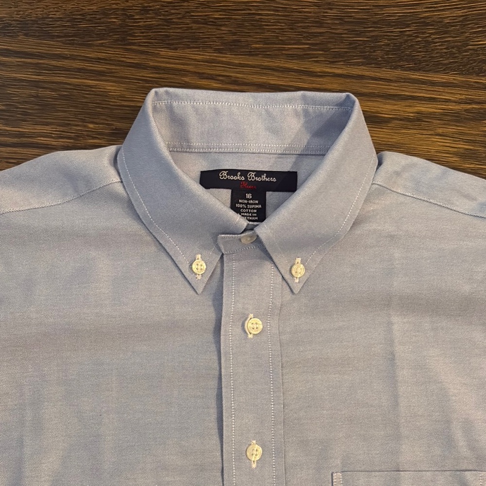 Brooks Brothers Blue Casual Button Down Shirt